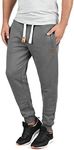 !Solid SDBenn Pant Men's Sweatpants Jogging Bottoms Sports Trousers with Fleece Inner and Drawstring Regular Fit, Grey (Grey Blend (8236)), L