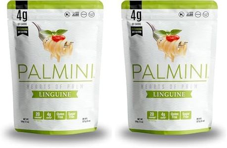 Palmini Linguine Pasta | Low-Carb Pasta, Low-Calorie Hearts of Palm Pasta | Keto, Gluten Free, Vegan, Non-GMO, Plant Based, Healthy Noodles | Seen on Shark Tank |(12 Ounce - Pack of 2)