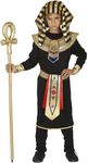 FIESTAS GUIRCA Egyptian Fancy Dress Kids Egyptian Pharaoh Boy Costume Age 10-12 Years