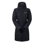 Berghaus Womens Nula Micro Long Insulated Jacket - Black - 12