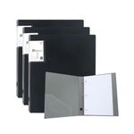 URbantin Ring Binder A4,4 Pack A4 Ring Binders 3 Ring,3D-Rings, 35 mm Spine,Black