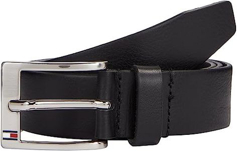 Tommy Hilfiger Men's New Aly Belt, Black, 100