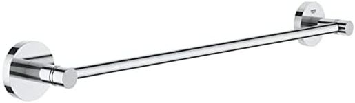 Grohe 40688001 Essentials Towel Bar, Starlight Chrome 18 Inch