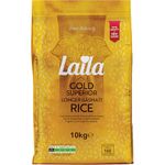 Laila Longer Basmati Rice 10Kg, Fluffy and Aromatic Rice Basmati Style, Rice With Long Grain, Gluten Free Rice for Curry, Biryani or Pilaf, 10Kg Basmati Rice