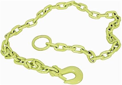 Brush Grubber BG-12 Tugger 6 Foot Steel Link Extreme Chain with Anti Backlash Design, For Attaching Brush Grubber Tools to ATV/Lawn Tractor