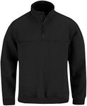 Propper Men's 1/4 Zip Job Shirt, Black, 5X-Large/Regular