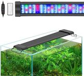 Lominie LED Aquarium Plant Light, Planted Aquarium Light 90cm Fish Tank Light Remote Control 180LEDS for Refugium Shrimp Tank with Bracket (88cm)