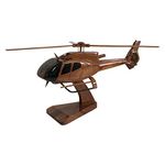 Eurocopter (now Airbus Helicopters) EC130 (now H130) Light Utility Helicopter Executive Wooden Desktop Model.