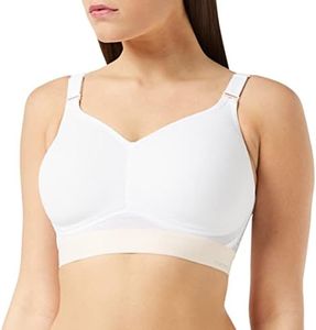 Triumph Women's Triaction Hybrid Lite P Sports Bra, White, Size 34A