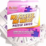 12-Sheet Peel & Stick Puzzle Saver: Preserve and Hang Your Jigsaw Masterpiece Without Hassle - Easily Frame Most Boards With a Strong Adhesive That Lasts