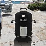 Dyna-Glo DGX376BCS-D Compact Charcoal Bullet Smoker - High Gloss Black