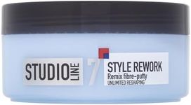 L'Oreal Paris Studio Line Remix Fibre Putty, Texturised Effect Styling Putty That Does Not Harden and Can Be Reworked and Remoulded for Short Styles Throughout the Day, Remix Fibre Putty, 150ml