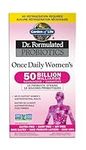 Garden of Life - Dr. Formulated Probiotics Once Daily Women's | Supports Women's Gut Health & Digestion | Eases Gas & Bloating | 50 Billion CFU + 16 Probiotic Strains | Gluten Free, Dairy Free, Soy Free