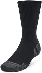 Under Armour Ua Performance Tech 3pk Crew, Calcetines Unisex adulto, Negro, M-L