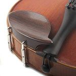 Dresden 3/4 - 4/4 Violin Chinrest - Rosewood with Standard Bracket