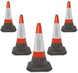 Pack of 5 (1piece) Red Traffic Cone