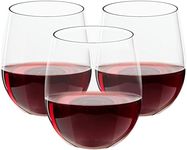 FOCUSLINE 32 Pack Plastic Wine Glas