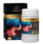 Ayuugain Happy Tummy Powder For Constipation, Indigestion, Gas, Acidity and Ibs Relief | Pure Ayurvedic Constipation Relief Medicine | Natural Laxatives, Stool Softener, Bowel Regulator Powder -100gm