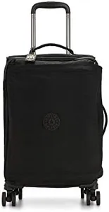 Kipling Women’s Spontaneous 31-Inch Softside Spinner Wheel Luggage, Integrated TSA Accepted Lock, Black Noir, Carry-On 21