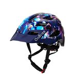 OnBros Kids Bike Helmet - Bike Helmet Boys for 5-14 or Girls Helmet with Visor Adjustable 50-57CM Children Bicycle Helmet Lightweight for Scooter MTB Road Cycling