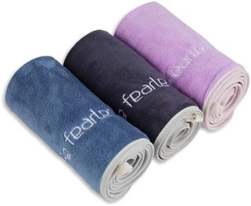 Xoofewal Microfiber Gym Towel Set for Sports Fitness, Yoga, Workout, Swimming, Soft and Quick-Drying Towels for Gym Bag (3 Pack, Blue+Grey+Purple)