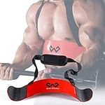 Arm Blaster Bicep Curl Thick Aluminum Adjustable Bodybuilding Bicep Isolator Red