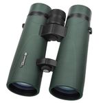 BRESSER 10x50 Binoculars for Adults High Powered, Binoculars for Cruise Ship, HD Professional Binoculars with BAK4 Roof Prism & Phase Coating, Green FMC Lens, Waterproof & Fogproof for Bird Watching