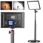 ULANZI Key Light, Professional Studio LED Panel Dimmable Bi-Color LED Video Light with LCD Screen and 28" Extend Stand, 116 Beads 3200-5600K CRI>95 Photography Lighting for Live Streaming YouTube