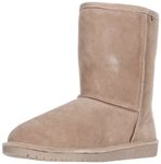 BEARPAW Women's Emma Short Boot,Camel,11 M US