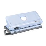 Rapesco 1323 Adjustable 6-Hole Organiser/Diary Punch, 10 Sheet Capacity, Powder Blue