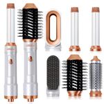 Hair Dryder Brush, UKLISS Hair Styler Set 6 in 1, 1000W Hairdryer Brush Fast Drying Auto-Air Hair Curler Wand Round Brush, Hair Straightener Brush Blow Dry Brush Hair Dryer Hair Air Stylers for Women