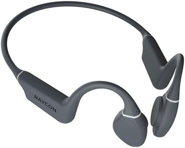 Raycon Everyday Bone Conduction Headphones Bluetooth - Open Ear Running Headphones, Sweat & Water-Resistant Earbuds with Mic for Sports & Workouts, 13hr Playtime (Gray)