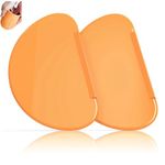 Flexible Bowl Scraper - 2 Pieces | Dough Scraper |Curved for Pastry Dough | Suitable for Most Mixing Bowl Scraper Cutter for Cake Bread