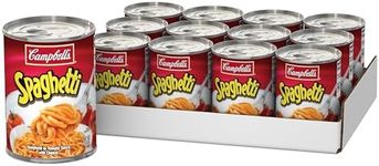 Campbell's Canned Spaghetti, Snacks for Kids and Adults, 15.8 OZ Can (Pack of 12)