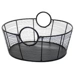 Minuteman International Basket, Iron, Black, L