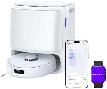 NARWAL Freo X10 Pro Aspirateur Robot, 11 000 Pa, Double Flux Anti-Enchevêtrement, Une Serpillère Plus Large, Auto-Nettoyage et Séchage, Navigation Laser Radar, Autonomie 220 Min, pour Les Animaux
