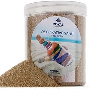 Royal Imports 5 LBS Colored Decorative Beach Sand for Vase Filler, Wedding, Home Décor, Crafts and Therapy Play, Natural Beige