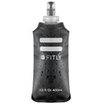 FITLY Soft Water Bottle | Shrink As You Drink Soft Flask for Hydration Pack | Folding Water Bottle Ideal for Running, Hiking, Cycling, Climbing & Rigorous Activity