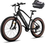 Electric Bike for Adults 1200W Peak Motor, 48V 720Wh Removable Battery, 28MPH 65 Miles Ebike Mountain, 26" Fat Tire Ebikes for Adult Electric Bicycles with Hydraulic Suspension,7 Speed, UL Certified