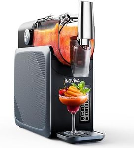 INOVIVA Machine à Slush, Pas besoin de glace, Machine à Slushie de 2L pour la maison avec autonettoyage, 5 programmes préréglés, Slushie congelés, Margaritas, Frappés, Milkshake (S1.2 Version)