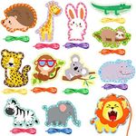 Jungle Animal Lacing Cards 12 Pack 