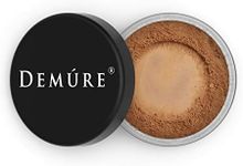 Demure Mineral Make Up, Dark Mineral Foundation Makeup, Concealer Makeup, Natural Makeup Made with Pure Crushed Minerals, Loose Face Powder. Demure Mineral Makeup