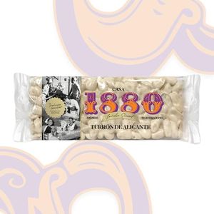 1880 - Touron d' Alicante Rilsan, Qualité Suprême, Sucrerie typique de Noël, Recette Artisanale, 300g