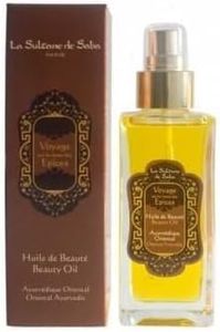 La Sultane de Saba - Huile de beauté Ayurvédique Voyage sur la route des épices - Ambre Vanille Patchouli Edition limitée 200ml