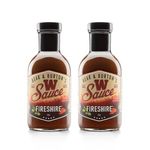 Bear and Burtons W Sauce Fireshire | Spicy Worcestershire Sauce for Bold Flavors | Perfect Steak Marinade and Dressing Add-In | 12 Oz - Pack of 2