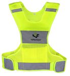 Reflective Vest for Running or Cycling (Women and Men, with Pocket, Gear for Jogging, Biking, Motorcycle, Walking) (Extra Large)