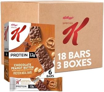 Kellogg's Special K Protein Meal Bars, 12g Protein, Meal Replacement, Chocolate Peanut Butter (3 Boxes)