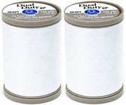 2-Pack - COATS & CLARK Dual Duty XP Heavy Thread, 125-Yard, White