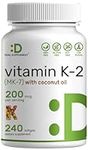 Vitamin K2 (MK-7) 200mcg, 240* Virg