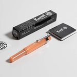 Kaweco Frosted Sport Fountain Pen Soft Mandarine, Fine Nib Sport Octagonal Clip Chrome (2019 Novelty)